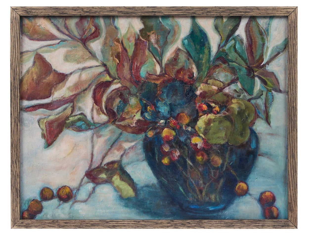 W. M. Leale <br />"Autumn Leaves and Berries"