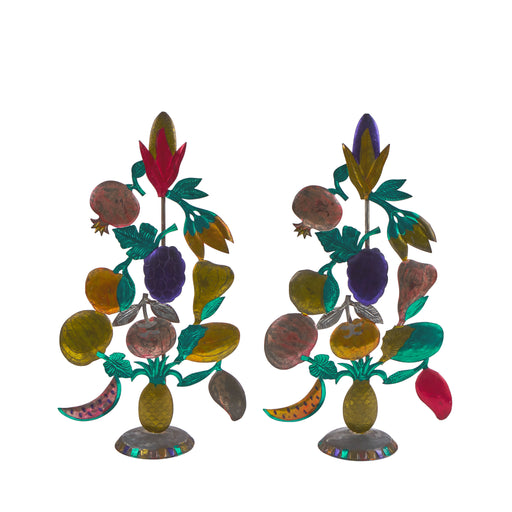 Pair of Toleware<br /> Decorative "Trees"