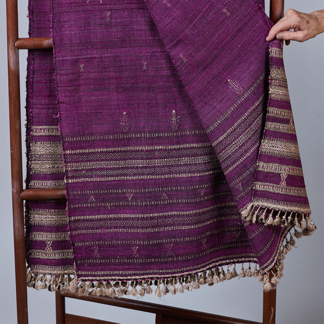 Raw Silk Throw I