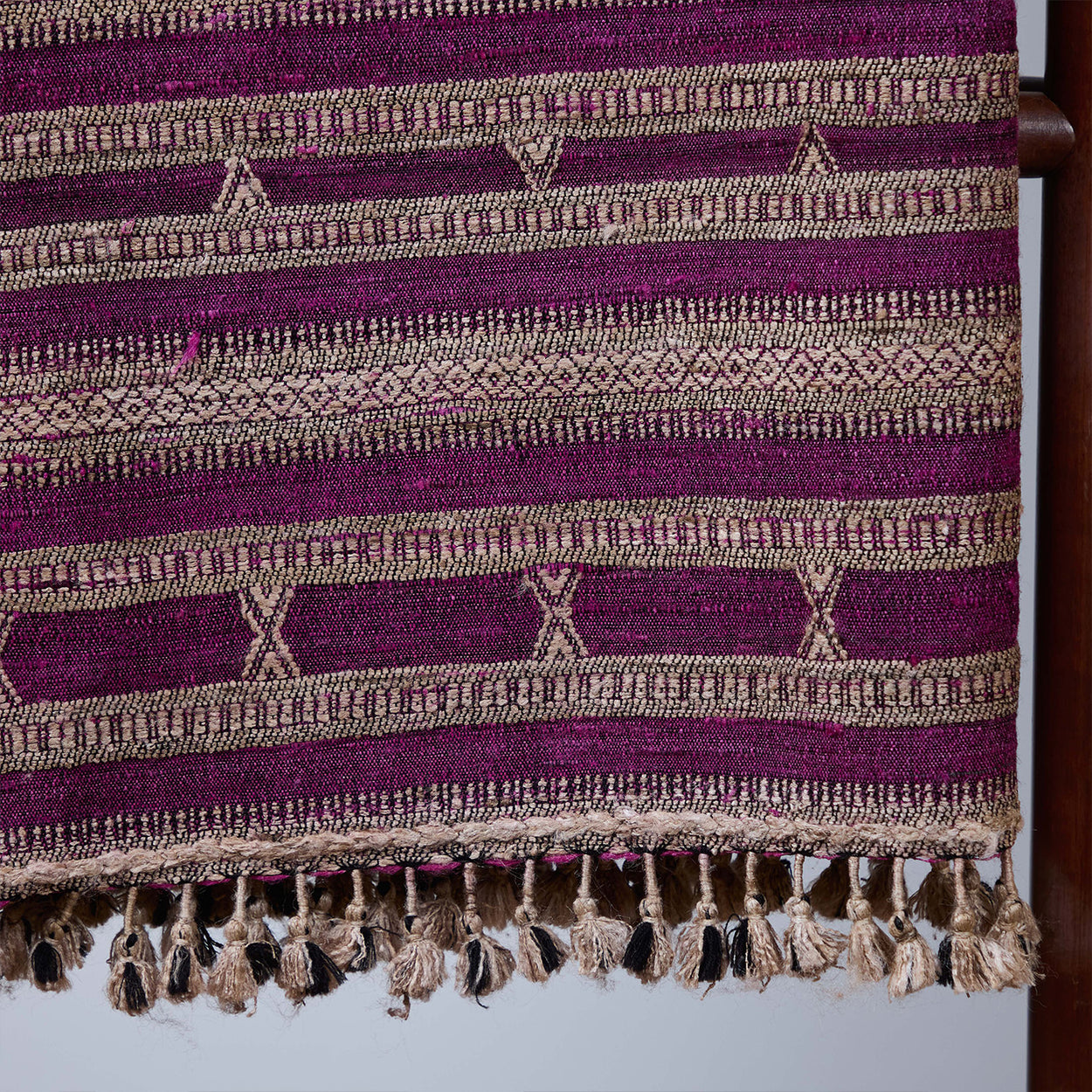 Raw Silk Throw I