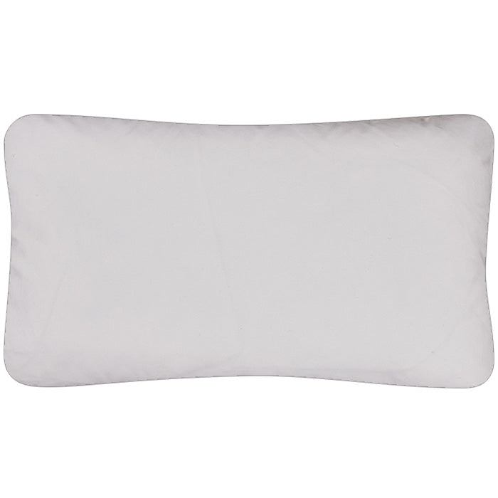 (LINEN BACK) African Pin Tuck Pillow. Pin tuck white cotton work from Nigeria. White canvas back, invisible zipper closure and feather and down fill. Two available. 17" x 29"