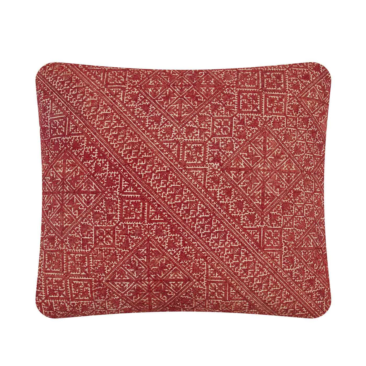 Antique Red Fez<br>Embroidery Pillow
