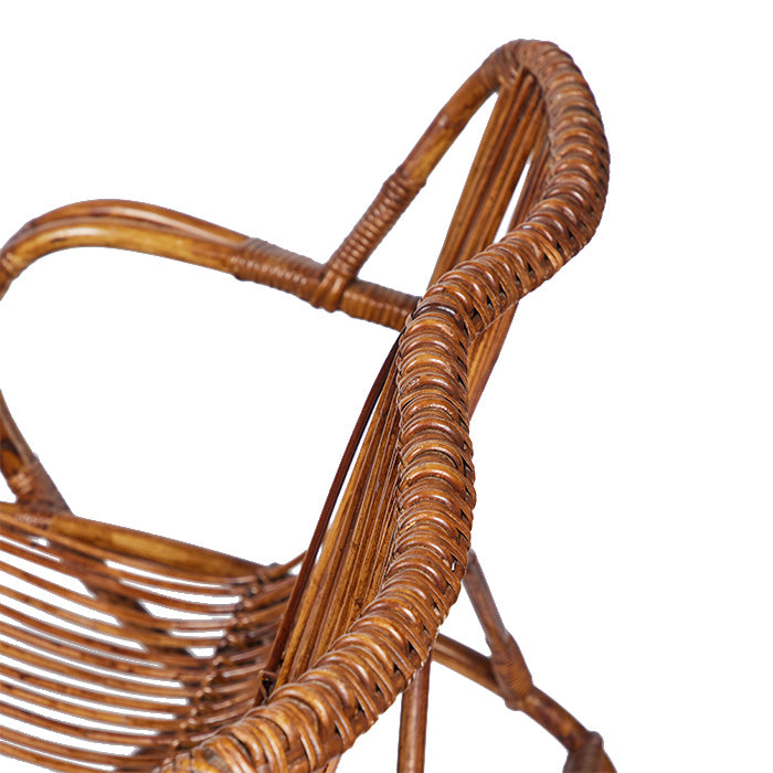 (TOP DETAIL) Rattan Love Seat. Rattan Love Seat Indoor. Vintage love seat. Good condition. 29" H x 42" W x 26" Seat H