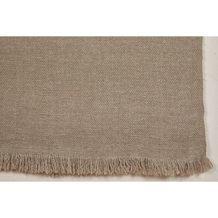 Natural Cashmere Bedcover (detail). Luxurious Handwoven Cashmere. Made in Kashmir India. H 105 in. x W 80 in.