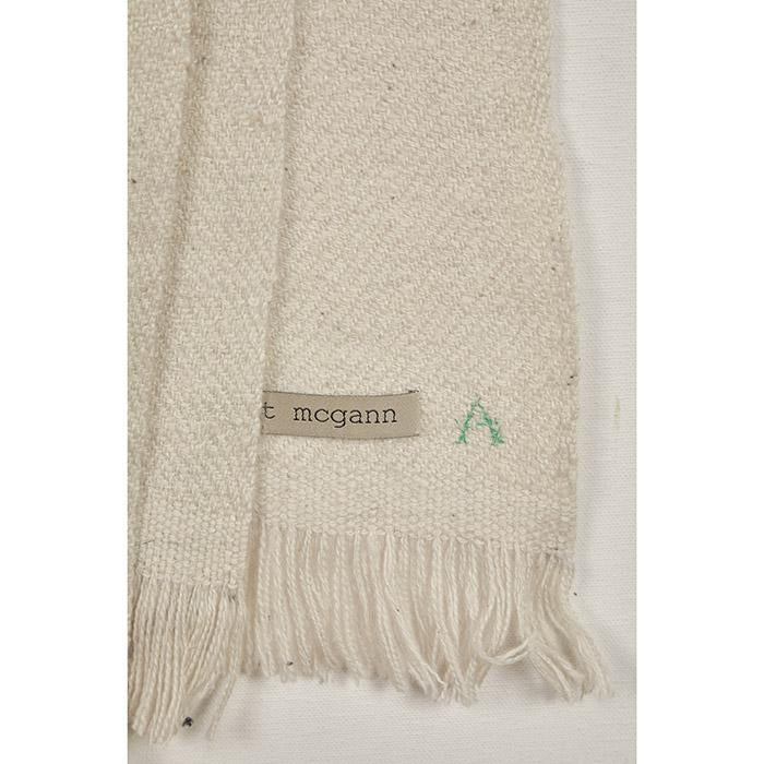 Cashmere Throw. Ivory