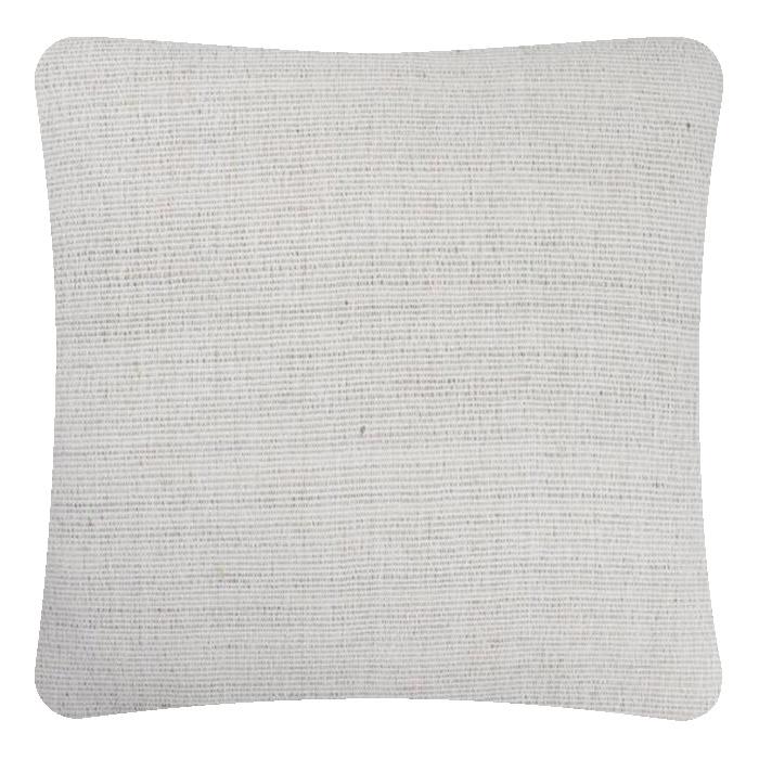 Designer Textiles from India. Exclusive to Pat McGann. Pillow back ivory Tabby handwoven Indian silk, invisible zipper closure. Custom sizes available. Yardage available.