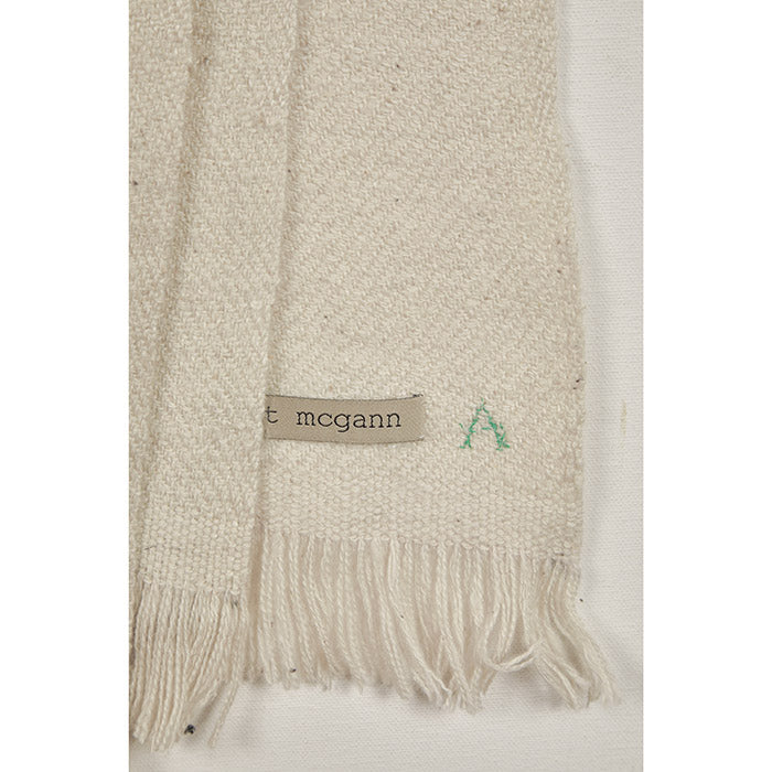 Cashmere Bedcover. Ivory