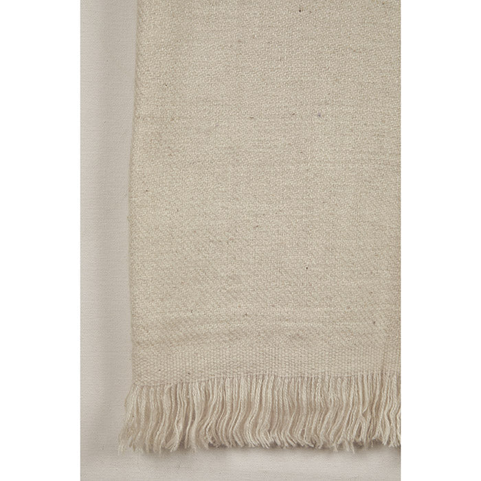 Cashmere Bedcover. Ivory