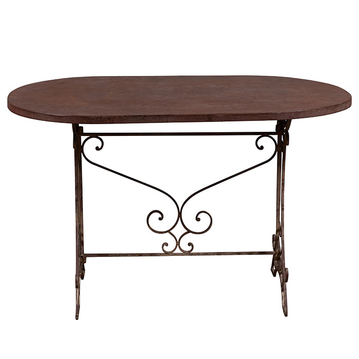 French Metal Folding Table
