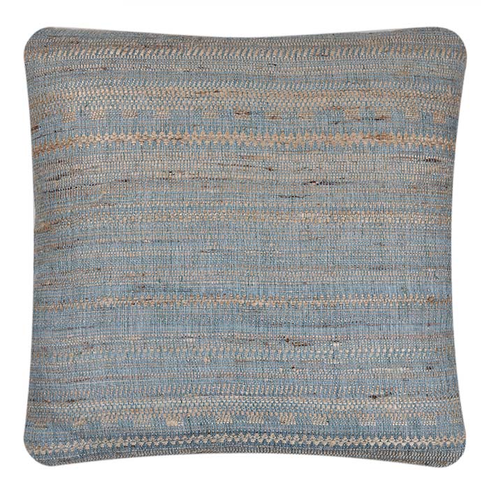Hand Blue<br />Wool & Tussar Silk