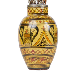 Yellow Moroccan Vase