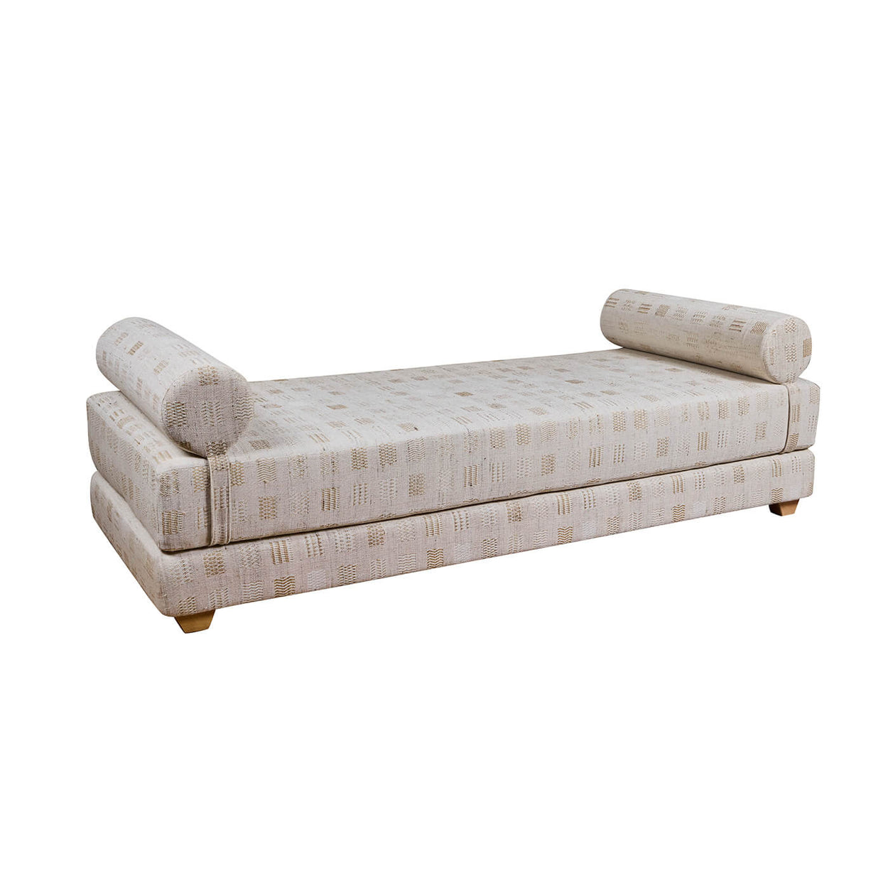 Upholstered Daybed <br /Neeru Kumar/Pat McGann<br />Window Weave Fabric