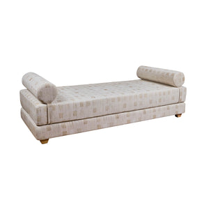 Upholstered Daybed <br /Neeru Kumar/Pat McGann<br />Window Weave Fabric