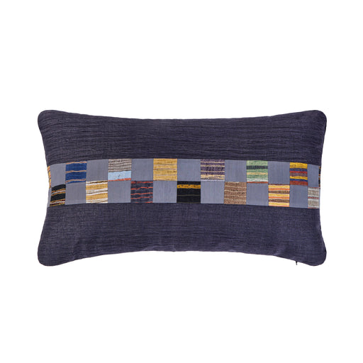 Japanese<br />Silk Obi Blue Pillow