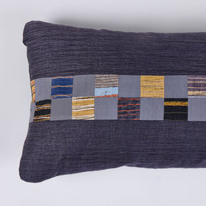 Japanese<br />Silk Obi Blue Pillow