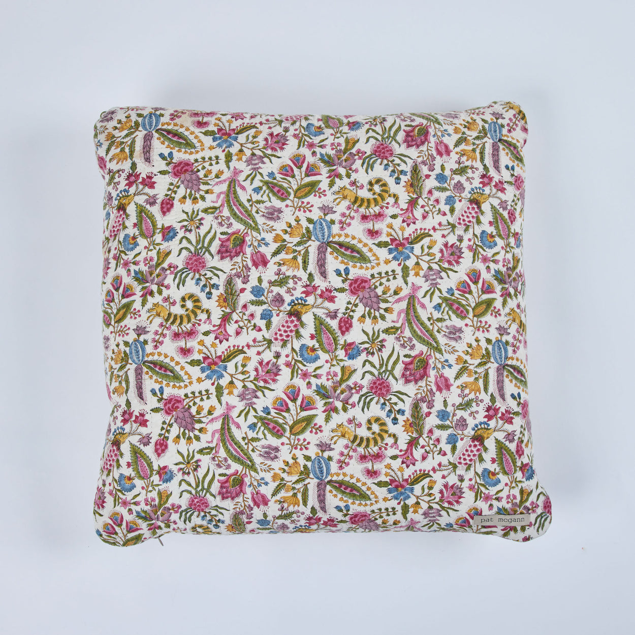 Brigitte Singh Quilted<br /> Block Print Pillow