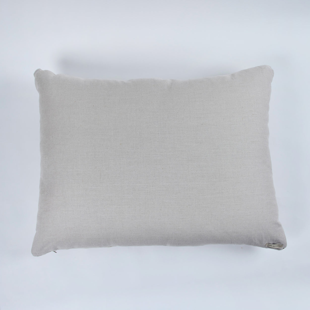 African Embroidery <br />Pillow <br />Cafe au Lait I