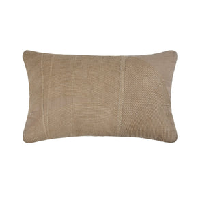 African Embroidery<br /> Pillow <br />Cafe au Lait II