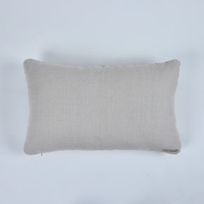 African Embroidery<br /> Pillow <br />Cafe au Lait II