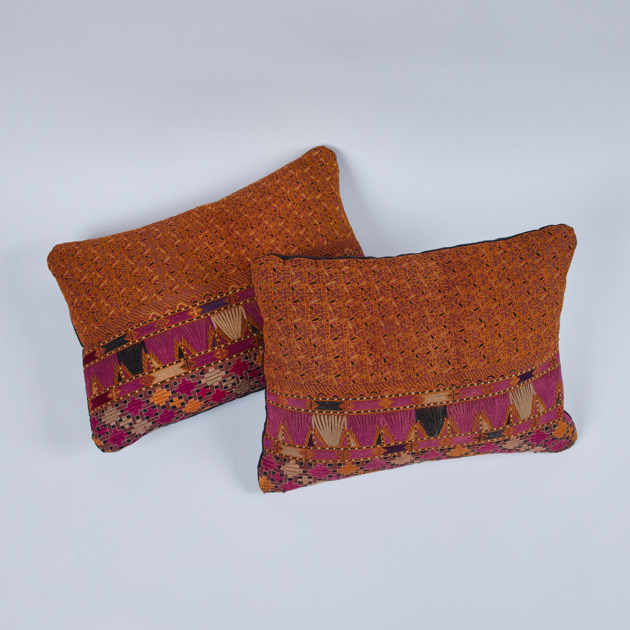 Antique Afghani<br /> Pashtun Embroidery Pillows