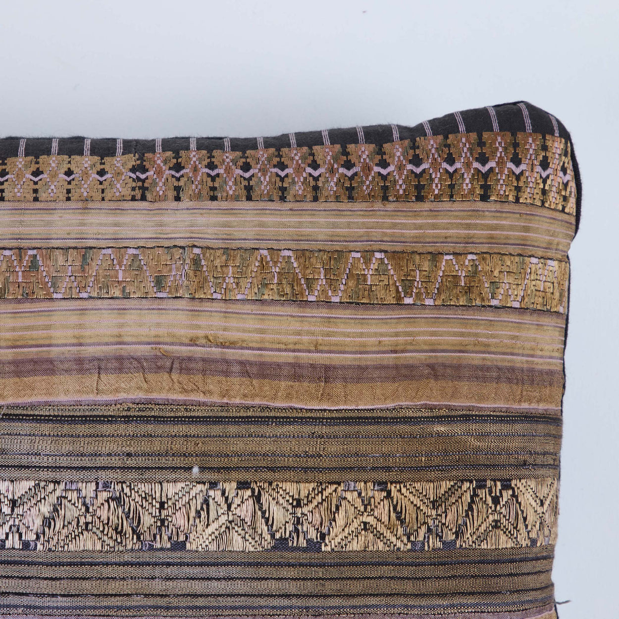 Chinese Hill Tribe<br /> Ribbon Pillow<br />Bolster