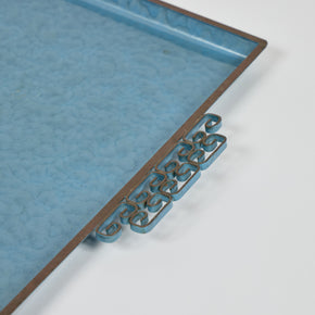 Moire Glaze Enamel Tray