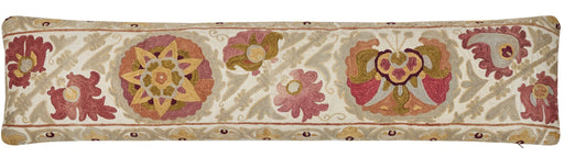 Suzani Embroidery Bolster Pillow