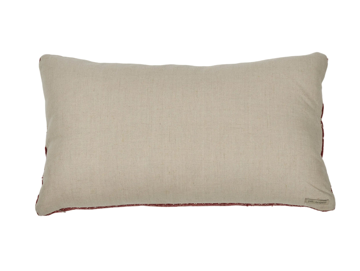 Antique American Cotton<br /> Coverlet Pillow