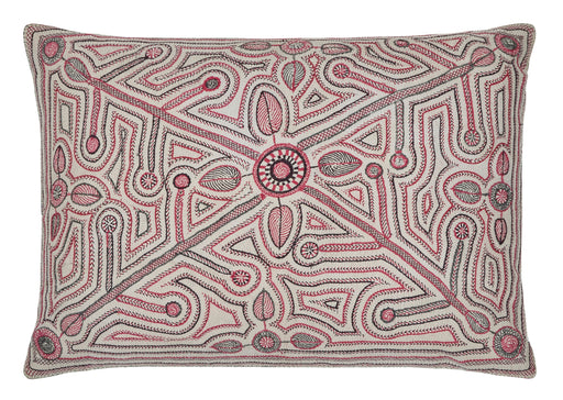 Bangali Kantha Quilt Pillow