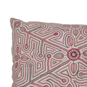 Bangali Kantha Quilt Pillow