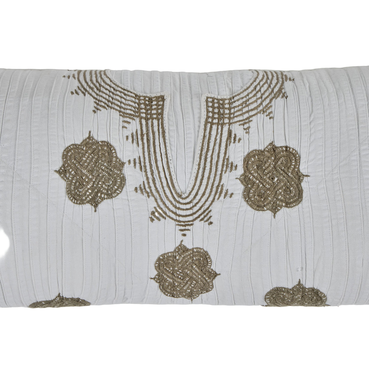 African Embroidery <br />Bolster Pillow II