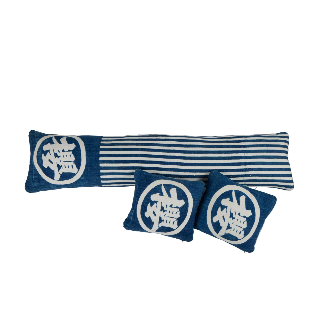 Japanese Katazome<br /> Indigo Pillows