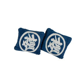 Japanese Katazome<br /> Indigo Pillows