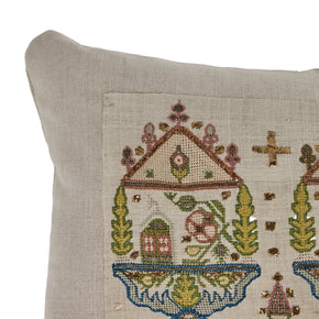 Antique Ottoman <br />Embroidery Pillow IV