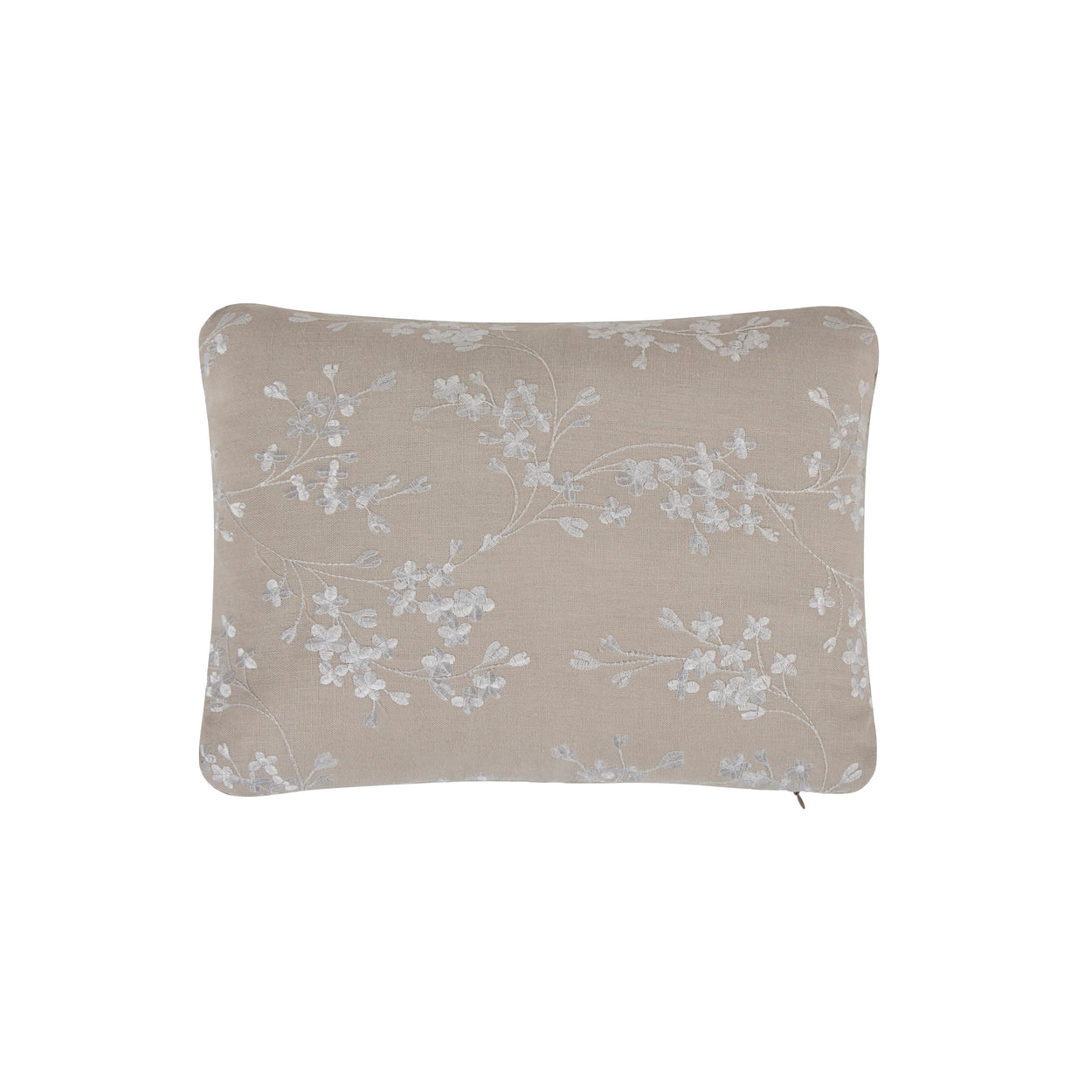Ivory Floral Pillow