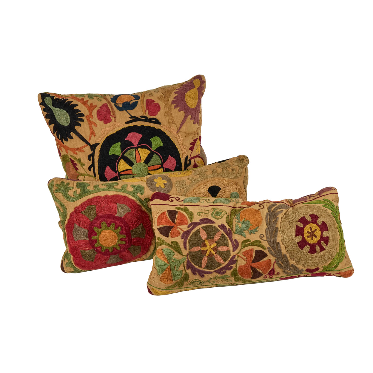 Multi Colored <br />Suzani Pillow I