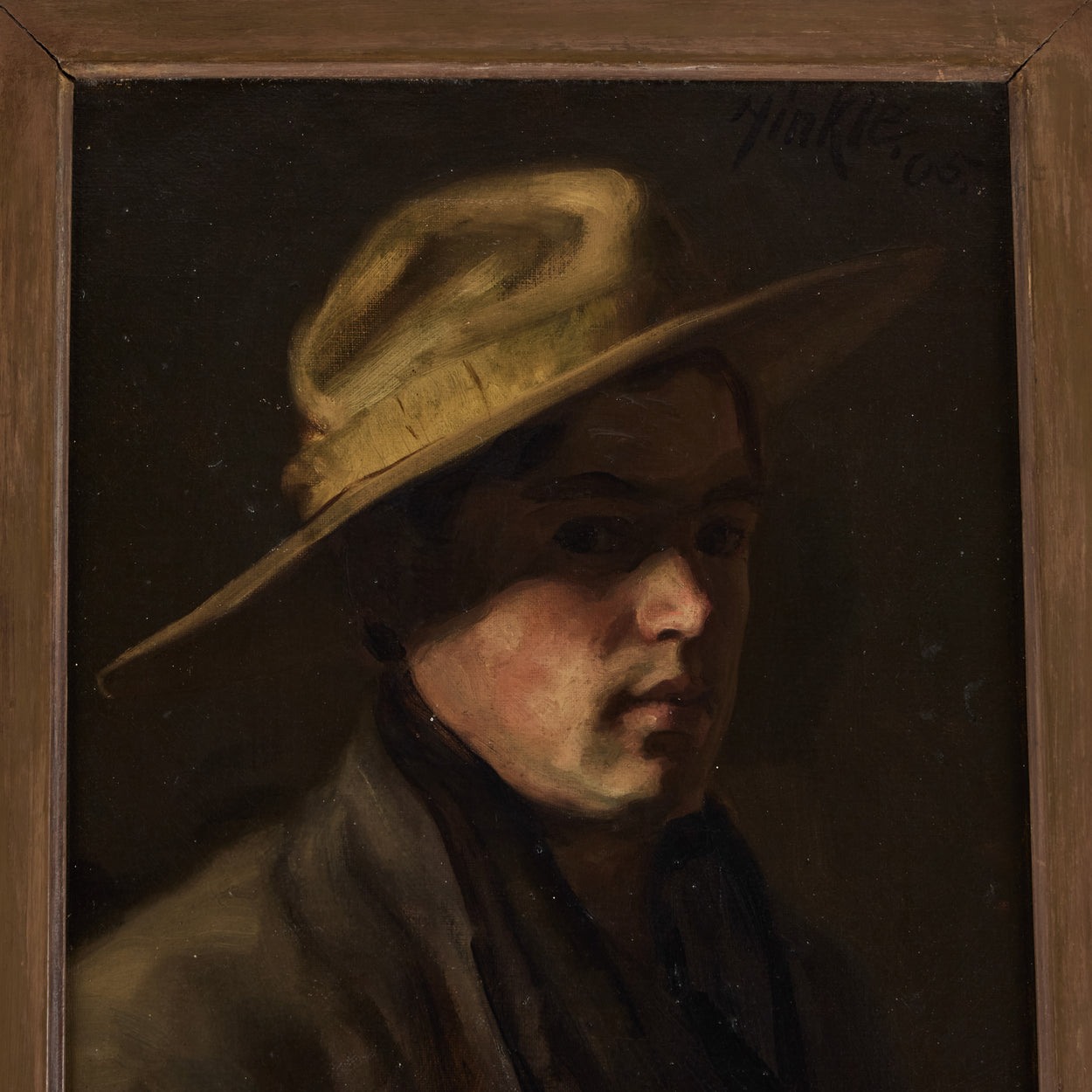 Clarence Hinkle<b>r /Self Portrait