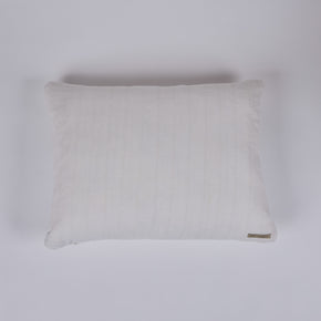 African Embroidery Pillow <br />White