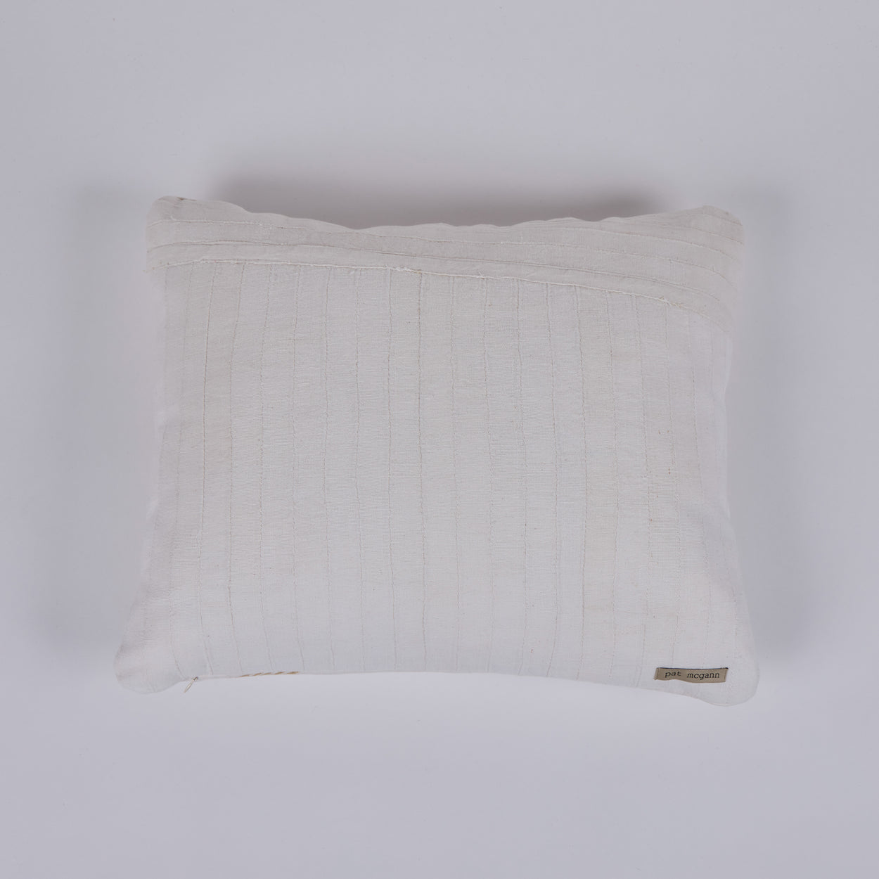 African Embroidery Pillow <br />Oatmeal I