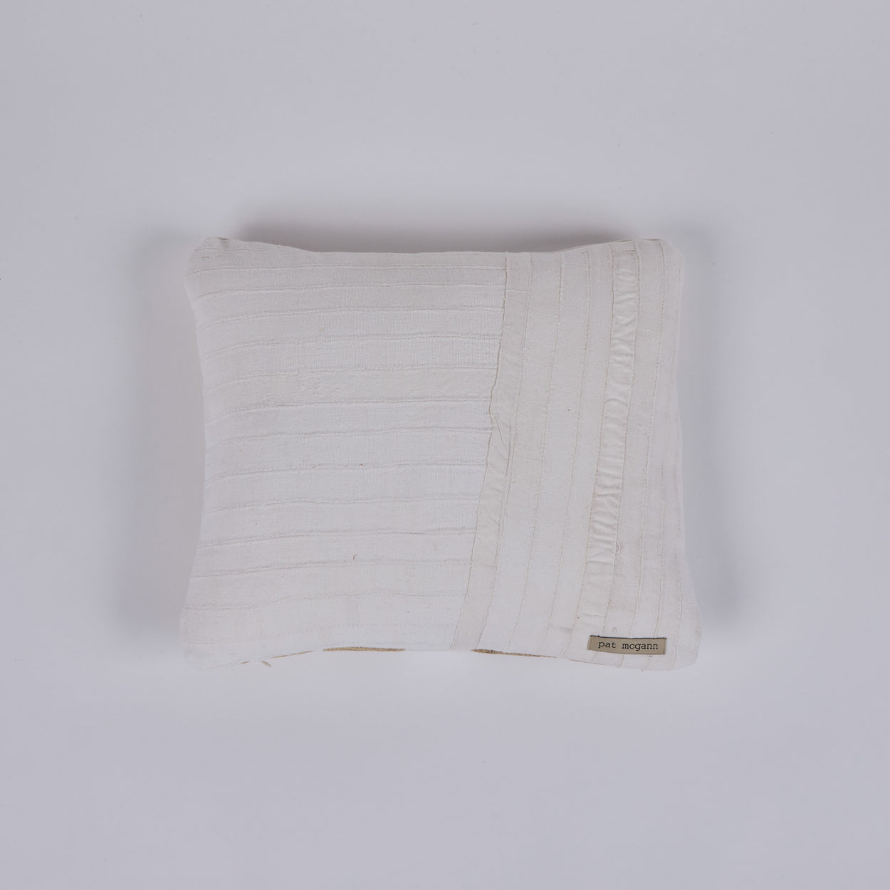 African Embroidery Pillow <br />Oatmeal II