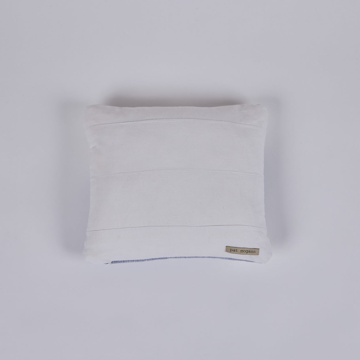 African Embroidery Pillow <br />Blue I