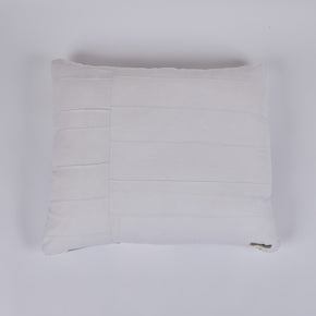 African Embroidery Pillow <br />Blue II