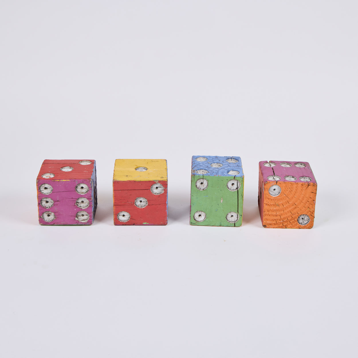 2 Sets of Folk Art Dice