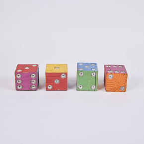 2 Sets of Folk Art Dice