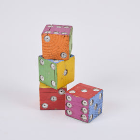 2 Sets of Folk Art Dice