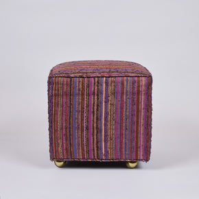Dorothy Liebes Fabric Ottomans