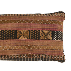 Hill Tribe Ribbon<br /> Bolster Pillow II