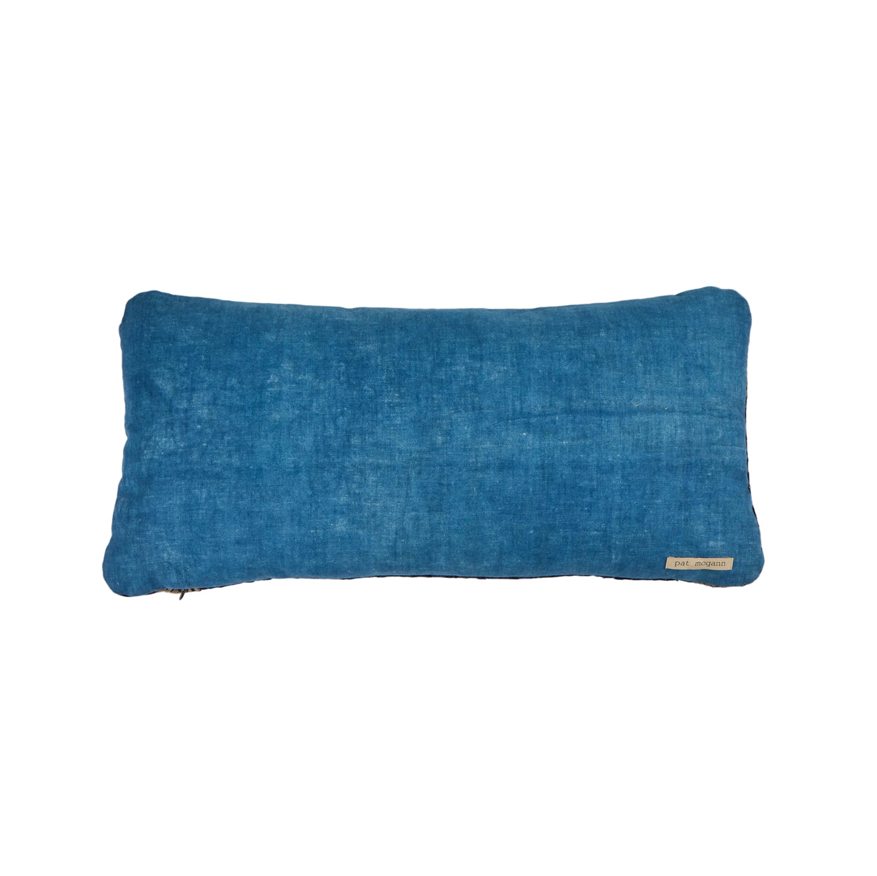 African Embroidery <br />Pillow Indigo IV