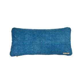 African Embroidery <br />Pillow Indigo IV