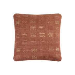 Window Weave Terra Cotta<br />Cotton & Tussar Silk